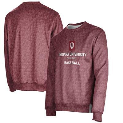 Men's ProSphere Crimson Indiana University South Bend Titans Alumni Name  Drop Pullover Hoodie