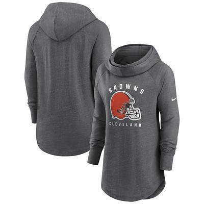 Nike Men's Heather Gray, Black Pittsburgh Steelers Raglan 3/4-Sleeve  Pullover Hoodie