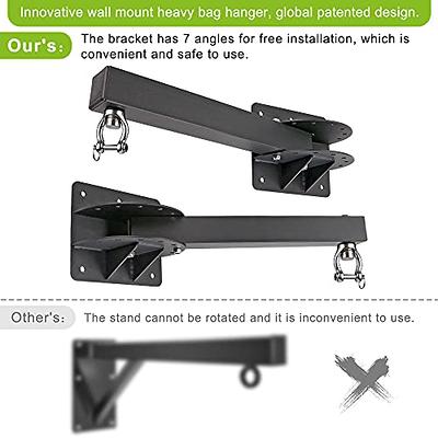 SELEWARE Heavy Bag Wall Mount Heavy Duty Heavy Bag Hanger Punching