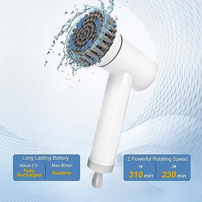 MGLSDeet Electric Spin Scrubber, Rechargeable Portable Electric Bathroom Cleaning  Brush, 7 Replaceable Cleaning Brush Heads for Kitchen, Tile, Sink, Window,  Floor, Tub, Grout - Yahoo Shopping