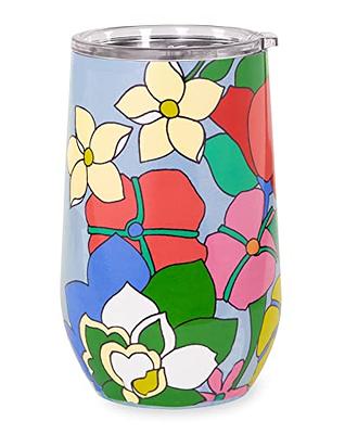 Kate Spade New York Bridal Insulated Tumbler with Reusable Straw, 20  Ounces, Miss to Mrs. (White)