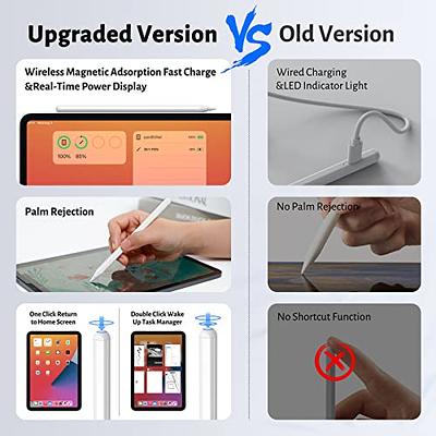 iPad Pencil 2nd Generation Magnetic Wireless Charging, Same as Apple Pencil  with Tilt & Palm Rejection, iPad Stylus Compatible with iPad Air 3/4/5