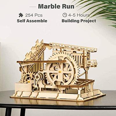 ROKR 3D Wooden Puzzle-Mechanical Model-Wooden Craft Kit-DIY Assembly Toy-Mechanical Gears Set-Brain Teaser Games-Best Gifts for
