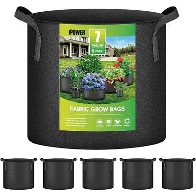 7/10 Gallon Plant Grow Bags Thickened Nonwoven Fabric Pots Container with  Handle