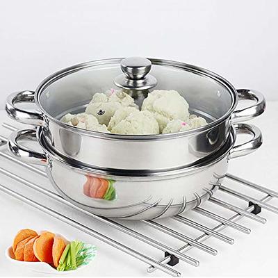 Gadpiparty Inner Cooking Pot Rice Cooker Inner Pot 3L Pressure Cooker Liner  Stainless Steel Rice Pot Baking Pot Mixing Meal Prep Bowl Cake Pan Rice