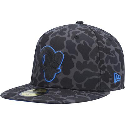 Los Angeles Rams New Era B-Dub Logo 59FIFTY Fitted Hat - Black