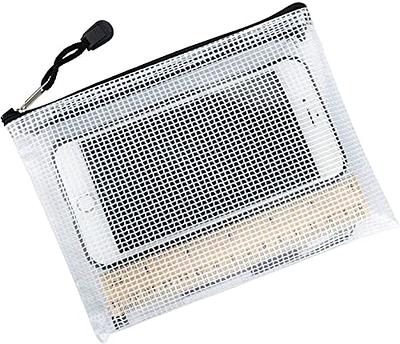 Eoout A4 Zip File Folder Mesh Document Bag Storage Pouch With ZIPPER Office  5 for sale online