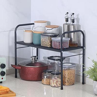  Suppino Under Sink Organizer, 2-Tier Metal Put Out Under  Kitchen Sink Organizers and Storage, Sliding Shelf Cabinet Organizer for  Kitchen, Bathroom, Desk, etc : Home & Kitchen