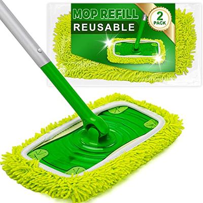 KEEPOW Reusable XL Mop Pads Compatible for Swiffer XL Sweeper, X