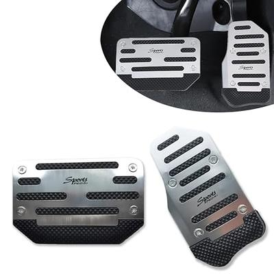  zipelo Accelerator Gas and Brake Pedal Covers, No Drilling  Automatic Brake and Gas Accelerator Pedal Kit, Car Non-Slip Aluminum Alloy  Foot Pedal Pads, Universal Car Replacement Accessories (Black) : Automotive