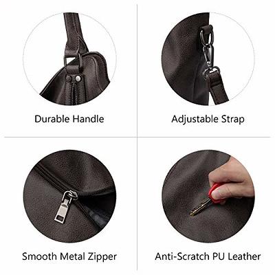 Women Tote Bag Handbags PU Leather Fashion Hobo Shoulder Bags with Adjustable Shoulder Strap