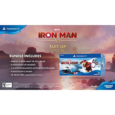 Sony Playstation VR Marvel's Iron Man Bundle, White: Playstation VR  Headset, Camera, 2 Move Motion Controllers, VR Digital Code for PS4 PS5 -  Yahoo Shopping