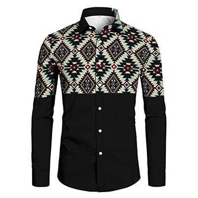 Men's Casual Sports Long Sleeve Button Down Shirt Beach Fashion