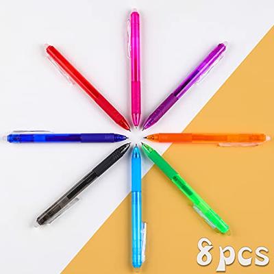  Erasable Gel Pens, 15 Colors Lineon Retractable Erasable Pens  Clicker, Fine Point, Make Mistakes Disappear, Assorted Color Inks for  Drawing Writing Planner and Crossword Puzzles : Office Products