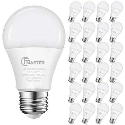 Sigalux A19 LED Light Bulb 60W Equivalent, E26 Medium Base 5000K