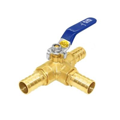 Hiboom PVC Ball Valve SCH40 Shut off Valve with Red T Handle Water