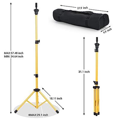 Klvied Reinforced Wig Head Stand, Adjustable Wig Stand tripod for