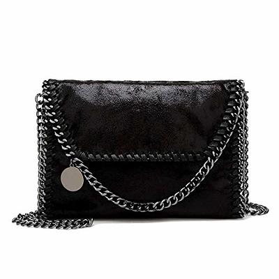 YXBQueen Designer Crossbody Bags for Women Quilted PU Leather Handbag  Designer Chain Bags Flap Handbag
