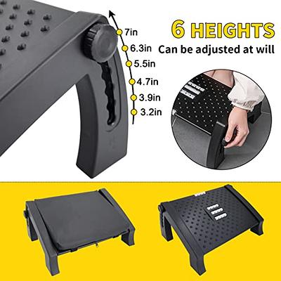  Hresskar Ergonomic Foot Rest Under Desk for Office Use