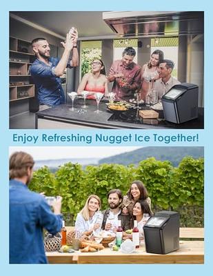 Oraimo Nugget Ice Maker, Ice Makers Countertop, 26 Lbs/Day Tooth-Friendly Chewable  Ice with Self-Cleaning & Auto Water Refill, Sonic Pebble Ice Maker Machine  for Party, RV, Home and Kitchen, Black - Yahoo