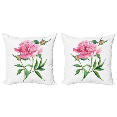 Multi-colored Spring Floral Throw Pillow (18x18) - The Pillow