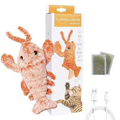  LogFaadCoi 10-Pack of Vibrant Feathered Cat Toy