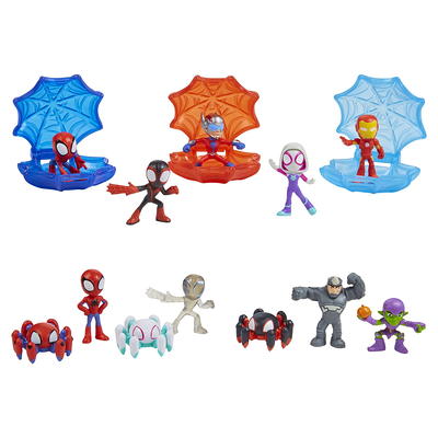 Marvel: Spidey and His Amazing Friends Web Squad Figure Collection, 5  Preschool Kids Toy Action Figures for Boys and Girls Ages 3 4 5 6 7 and Up