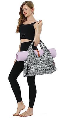 Aozora Yoga Gym Bag for Women, Carrying Workout Gear, Yoga Mat Bag