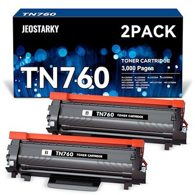 AAZTECH Compatible Toner Cartridge for Brother TN760 TN-760 Work with HL-L2395DW  MFC-L2750DW HL-L2390DW HL-L2350DW MFC-L2710DW Printer (Black,1-Pack) 