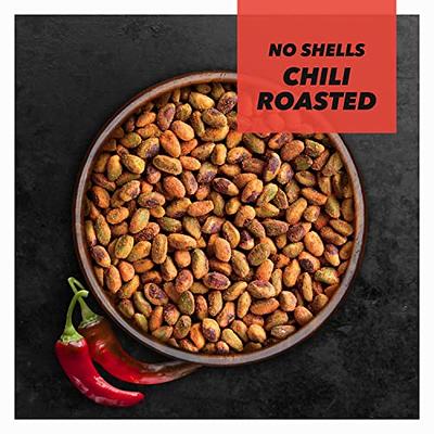 Wonderful Pistachios, No Shells, Honey Roasted, 2.25 Ounce Bag, (Pack of 8)