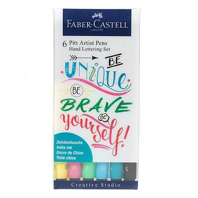 Faber-Castell Black Modern Lettering Pitt Artist Pens