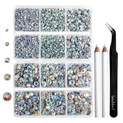 6736pcs Hotfix Rhinestones for Crafts Clothes Mixed 5 Sizes