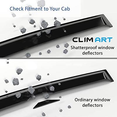 CLIM ART in-Channel Incredibly Durable Rain Guards for Lexus RX