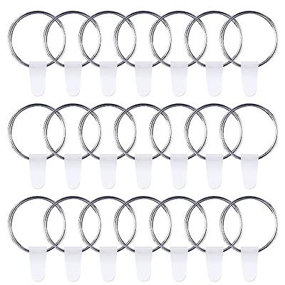 360 Pieces Keychain Rings for Crafts Including 90 Pieces Keychain Rings  with 90 Pieces Open Jump Rings Connectors 180 Pieces Small Screw Eye Pins  Hooks for DIY Keychain Supplies(Mixed Color 25 mm)