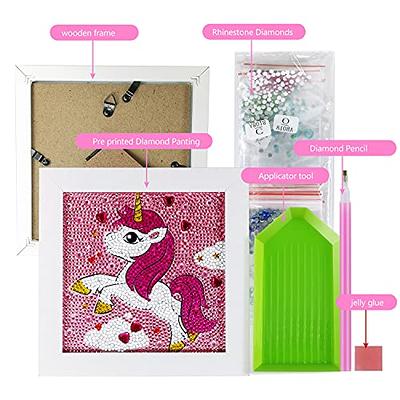 Diamond Art for Kids, Crafts for Girls Ages 8-12, Gem Arts and Crafts for  Kids Ages 6 8 10 12 for Beginners, Rhinestone Full Drill Diamond Painting  Kits for Kids - 4 Pieces