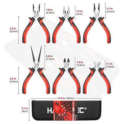 CRAFTSMAN Pliers Set, 3 Piece Set, 6 Inch Long Nose, 6 Inch Slip Joint, 8  Inch Groove Joint (CMHT84103R)