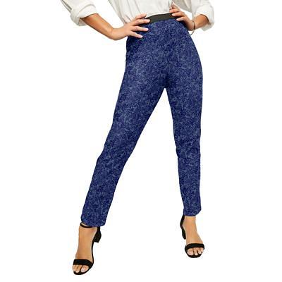 Petite Women's Croft & Barrow® Effortless Stretch Pull-On Straight-Leg Pants