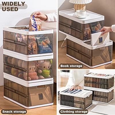 Clear Plastic Stackable Clothes Storage Foldable Pull out Drawers