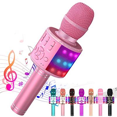 Ankuka Kids Karaoke Microphone 2 Pack, Wireless Bluetooth Karaoke