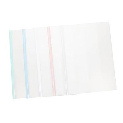  LEOBRO 18 Pack Plastic Folders, 12.2” x 8.6” Clear Folders for  Document, A4 Letter Size File Folder, Plastic Project Pockets, Plastic  Sleeves for Paper, Project Folders, 5 Assorted Colors : Office Products