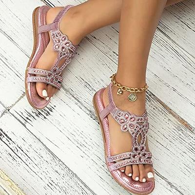 Trendy Girls Strip Sandals, Flat and Heels Strip Sandals for Girls