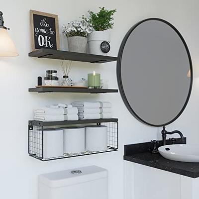 3-Tier Wire Basket Stand  Metal bathroom shelf, Bathroom shelf unit,  Bathroom storage shelves