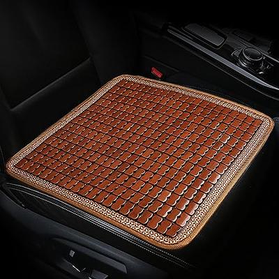 ELFJOY 2PCS Car Bamboo Seat Cushion 17.7x17.7 inches Summer Cooling Seat Pad  Breathable Office Chair Cushion with Anti Slip Backing - Yahoo Shopping