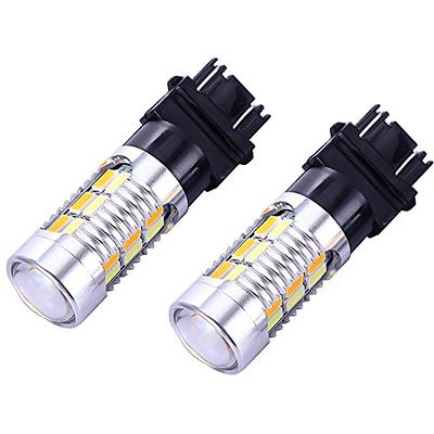 3-IN-1 Switchback LED Headlight Bulb - White/Yellow, Pack of 2