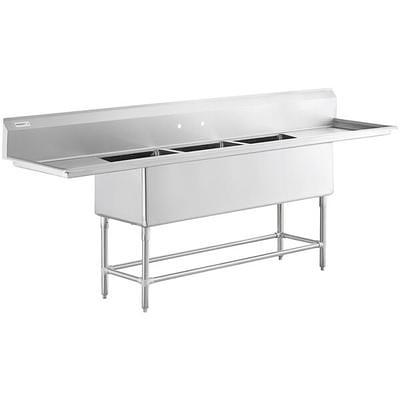 Regency 9 x 9 x 5 18-Gauge Stainless Steel One Compartment Drop-In Sink