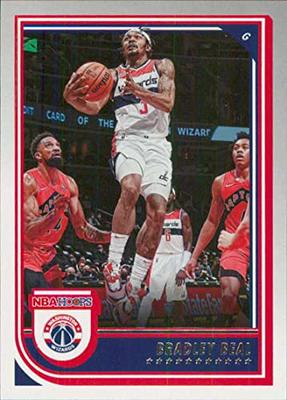 2021-22 NBA Hoops #100 BRADLEY BEAL Washington Wizards for