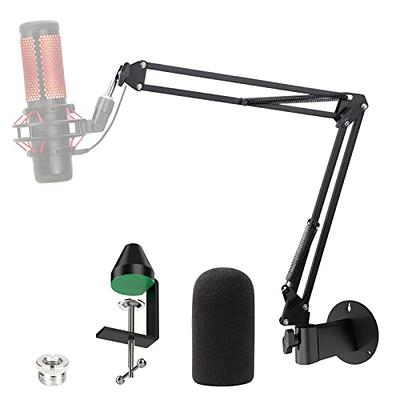 mount-it! 37.4 in. Black Adjustable Microphone Boom Arm MI-7610 - The Home  Depot