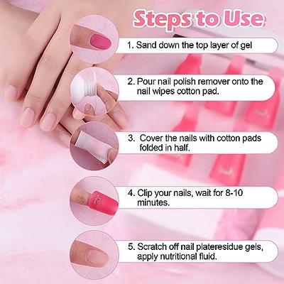 Amazon.com : SPTHTHHPY Gel Nail Polish Remover 15ML - Professional Gel  Remover for Nail - No Need for Foil, Soaking or Wrapping, Protect Your Nail  - With Nail File, Cuticle Pusher &