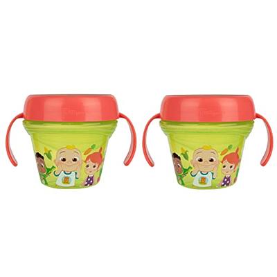 The First Years Take & Toss Spill Proof Sippy Cups - Rainbow Party Pack -  Reusable Toddler Cups - Kids Cups and Snap On Lids for Ages 9 Months and Up