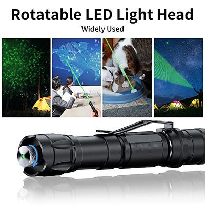 Rechoo High-Powered LED Flashlight S2000, Upgraded Powerful 2000 High Lumens Flashlights with 3 Modes, Zoomable, Water Resistant Flash Light for